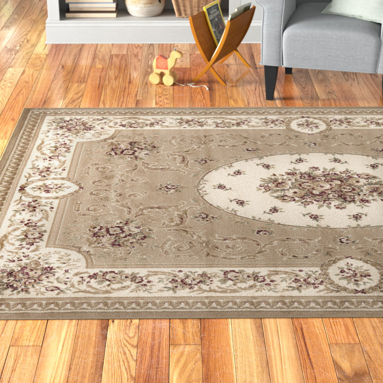 Andover Mills™ Meda Oriental Area Rug in Burgundy/Brown/Green & Reviews